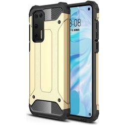 Mobigear Outdoor Huawei P40 Funda Plástico rígido Carcasa Antigolpes - Dorado