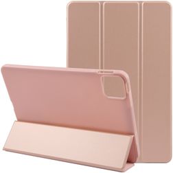 Mobigear Tri-Fold Gel iPad Pro 11 polegadas (2025) TPU / Pele sintética Capa livro - Rosa dourado