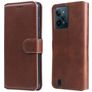 Mobigear Wallet Realme C31 Cover a libro portafoglio - Marrone