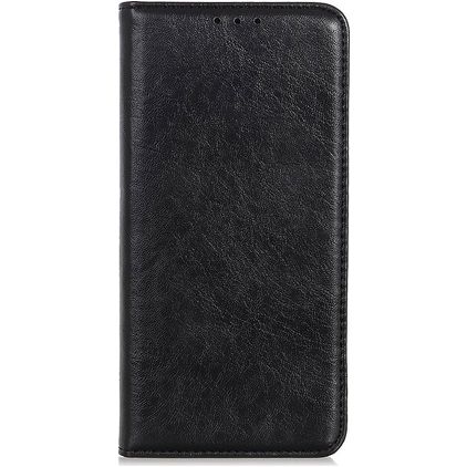 Mobigear Classic Elegance Samsung Galaxy A82 5G Funda tipo libro Cartera - Negro