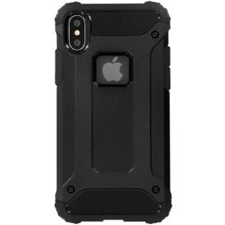Mobiparts Rugged Shield iPhone XS Hardcase Etui plecki Wstrząsoodporne - Czarny