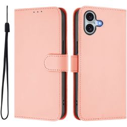 Mobigear Urban Wallet iPhone 16 Plus Plånboksfodral med sedelfack - Rosa