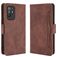 Mobigear Slide Wallet OPPO A94 5G Pungetui med Seddelrum - Brun