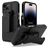 Mobigear Explorer iPhone 14 Pro Max Hårdt Bagsidecover Stødsikkert med Stander - Sort