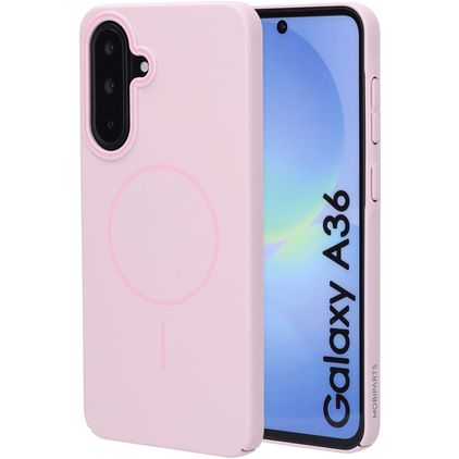 Mobiparts Slim Line Samsung Galaxy A36 MagSafe Hardcase Etui plecki - Blush Pink