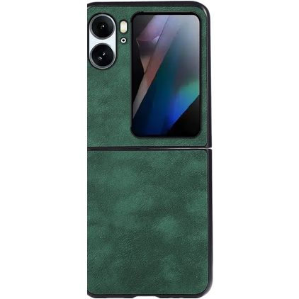 Mobigear Excellent OPPO Find N2 Flip Funda Plástico rígido Carcasa - Verde