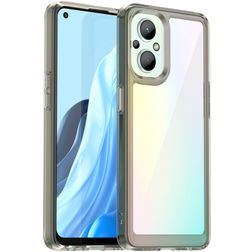 Mobigear Crystal OPPO Reno 7 Lite Hardcase Etui plecki - Przezroczysty / Szary