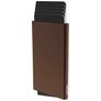 Valenta Cardprotector Plus Aluminium Kortholder - 5 kort - MagSafe-kompatibel - Brun