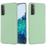 Mobigear Rubber Touch Samsung Galaxy S21 Silikoni Suojakuori - Vihreä
