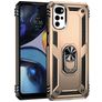 Mobigear Armor Ring Motorola Moto G22 Plástico rígido Capa traseira Antichoque com anel - Dourado