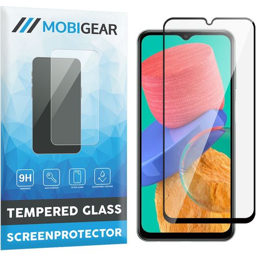 Mobigear Premium Samsung Galaxy M33 Vidro temperado Película de ecrã - Compatível com capas - Preto