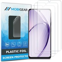 Mobigear OPPO A40 Näytönsuoja Kalvo - Suojakuoren kanssa yhteensopiva (3 kpl)