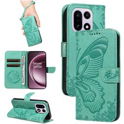 Mobigear Butterfly OnePlus 15 Etui z klapką typu portfel - Zielony