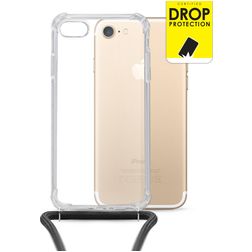 My Style Loop Transparente iPhone 8 TPU flexível Capa com cordão - Transparente