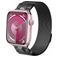 Mobigear Mecha Loop Correa Milanesa Cierre magnético para Apple Watch - 49/46/45/44 mm - Gris
