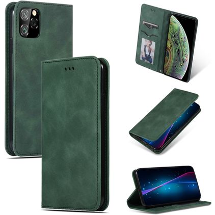 Mobigear Retro Slim iPhone 11 Pro Cover a libro - Verde