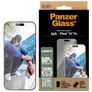 PanzerGlass Classic Fit iPhone 16 Pro Max Vidro temperado Película de ecrã - Compatível com capas