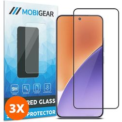 Mobigear Premium Xiaomi 15 Tempered Glass Screen Protector - Case Friendly (3-Pack)