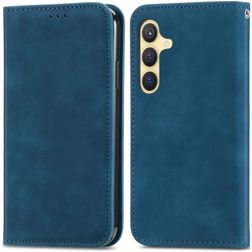 Mobigear Retro Slim Samsung Galaxy S25 Plus Pungetui - Blå