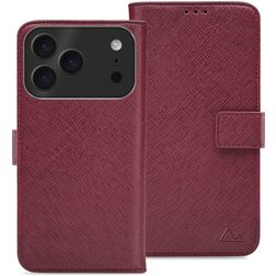 My Style Flex Wallet iPhone 17 Pro Lompakkokotelo + Setelitasku - Bordeaux
