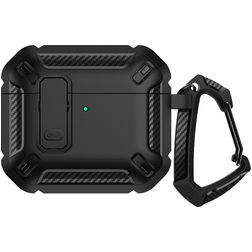 Mobigear Armor Clip Apple AirPods 4 Suojakotelo - Musta