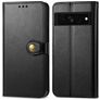 Mobigear Snap Button Google Pixel 7 Pro Capa livro Carteira - Preto