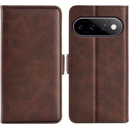 Mobigear Slim Magnet Google Pixel 11 Pro Knížkové pouzdro Peněženka - Hnědá