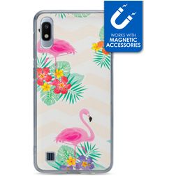 My Style Magneta Samsung Galaxy A10 Flexibilní TPU Zadní kryt - Flamingo