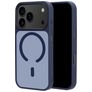 Mobiparts Hardcover iPhone 18 Pro MagSafe Hardcase Back cover - Satin Blue
