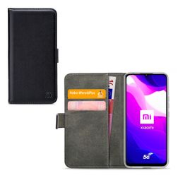 Mobilize Classic Gelly Wallet Xiaomi Mi 10 Lite Lompakkokotelo + Setelitasku - Musta