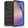 Mobigear Bumpy Samsung Galaxy A35 Elastyczne TPU Etui plecki - Czarny