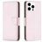Mobigear Excellent iPhone 16 Pro Pungetui med Seddelrum - Rosaguld