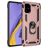 Mobigear Armor Ring Samsung Galaxy A51 Plástico rígido Capa traseira Antichoque com anel - Rosa dourado