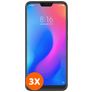 Mobigear Xiaomi Redmi Note 6 Pro Glas Skærmbeskytter - Case Friendly (3-pak)