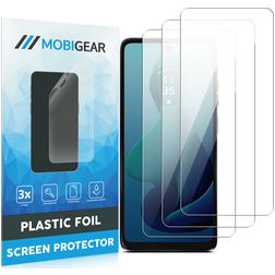 Mobigear Motorola Moto G24 Power Screen Protector Film - Case Friendly (3-Pack)