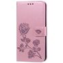 Mobigear Roses Samsung Galaxy A10 Lompakkokotelo + Setelitasku - Ruusukulta