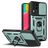 Mobigear Armor Ring Cam Slide Samsung Galaxy M53 Plástico rígido Capa traseira Antichoque com anel - Verde