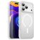 Mobigear Shockproof iPhone 18 Pro Max MagSafe Plástico rígido Capa traseira - Matte White