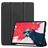 Mobigear Tri-Fold Gel iPad Pro 11 tum (2022) TPU / Konstläder Plånboksfodral + Pennhållare - Svart