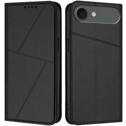 Mobigear Frosted Flip iPhone Air Funda tipo libro Cartera - Negro