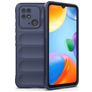 Mobigear Bumpy Xiaomi Redmi 10C TPU flexível Capa traseira - Azul escuro