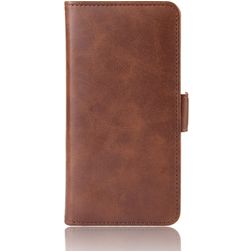 Mobigear Slim Magnet Huawei P40 Knížkové pouzdro Peněženka - Hnědá