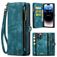 CaseMe 008 iPhone 15 Pro Case Detachable 2-in-1 Wallet Case Wallet - Blue