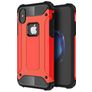 Mobigear Outdoor iPhone X Hårdt Bagsidecover Stødsikkert - Rød