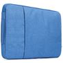 Mobigear Denim Zipper Laptop Sleeve (max 23 cm x 31 cm) Laptopcover - Blå