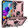 Mobigear Armor Ring Samsung Galaxy A35 Hard Case Back cover Shockproof with Ring Holder - Rose Gold