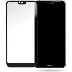 Mobilize Premium Nokia 7.1 Glas Skærmbeskytter - Case Friendly - Sort
