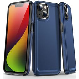 Mobigear Slim Armor iPhone 15 Plus Kova Suojakuori Iskunkestävä - Laivastonsininen