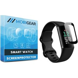 Mobigear Fitbit Charge 6 Hidrogel TPU Película de ecrã - Preto