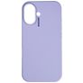Nudient Base iPhone 16 Plus Silikone Bagsidecover - Soft Purple